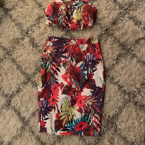 Tropical 2 piece set - Picture 1 of 4